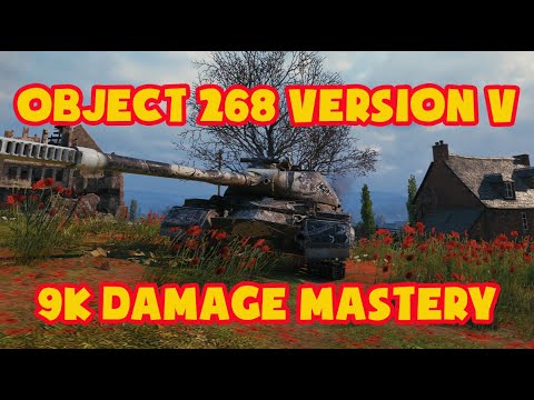 Object 268 Version 5  First Impressions   World of Tanks   9k dmg 4 kill carry team