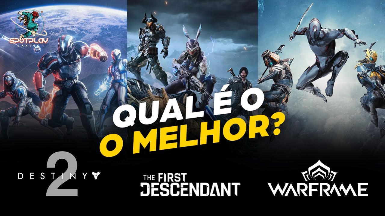 QUAL É O MELHOR? Destiny, Warframe ou The First Descendant? Review e Opinião Sincera