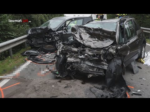 Tödlicher Frontalcrash auf Gallspacher Straße bei Gallspach