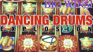 DANCING DRUMS SLOT MACHINE AWESOME BONUSES AND BIG WINS! MUST SEE! ππ