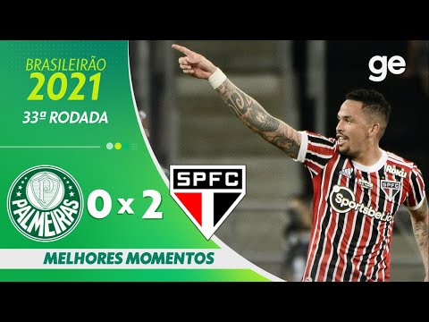 PALMEIRAS 0 X 2 SÃO PAULO | MELHORES MOMENTOS | 33ª RODADA BRASILEIRÃO 2021 | ge.globo