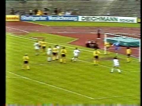VfB Stuttgart - Borussia Dortmund Bundesliga Saison 1985/86