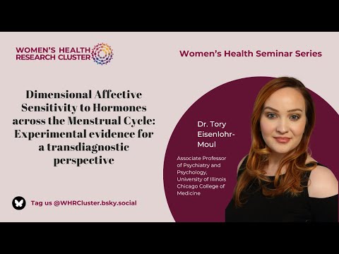 Video related to menstrual cycle changes and sensitivity throughout different phases