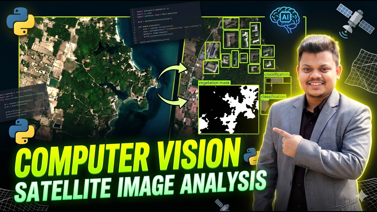Computer Vision | Satellite Image Analysis Using Python – Class 1 | GeoAI