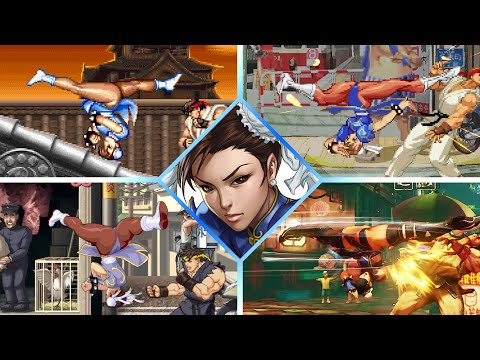 EVOLUTION of Chun-Li's Spinning Bird Kick
