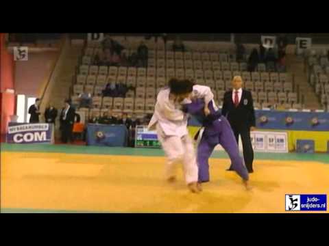 Judo 2013 European Open Women Prague: Mueller (GER) - Gjakova (IJF) [-57kg]
