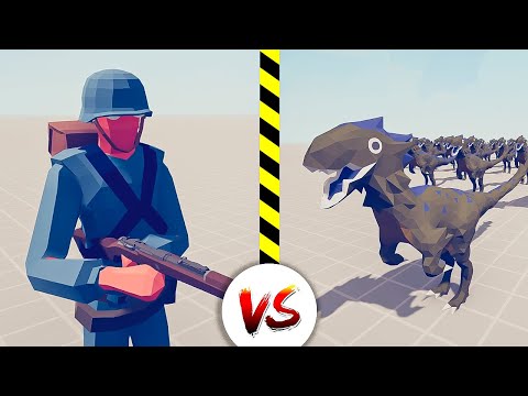 Germany Soldiers vs Dinosaurs (Totally Accurate Battle Simulator) Tabs