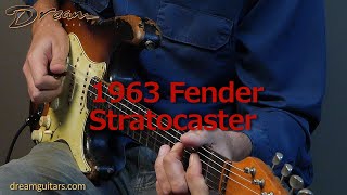 Video thumbnail for 1963 Fender Stratocaster by Dream Guitars