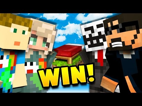 TRYING TO WIN CHALLENGE! 4v4! in Minecraft Bed Wars!