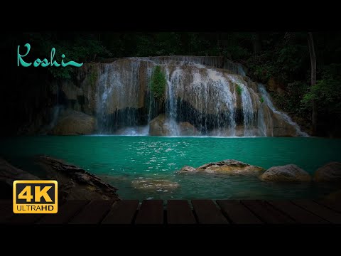 Koshi Chimes w/ Rain, Thunder, Wind & Bubbling Water 10 Hours for Sleep, Insomnia Spa