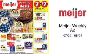 Meijer Weekly Ad 07/29 - 08/04