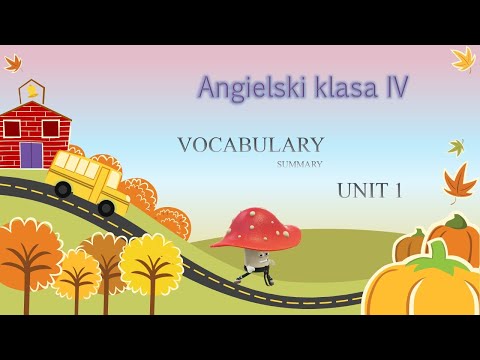 unit 1 -ANGIELSKI klasa IV słówka LICZBY number CLASSROOM powtórka słownictwo dzieci nauka szkoła