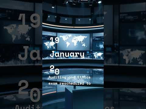 ICAI Reschedules CA Intermediate 2026 Exam: Group 2 Paper 5 Moved to January 19