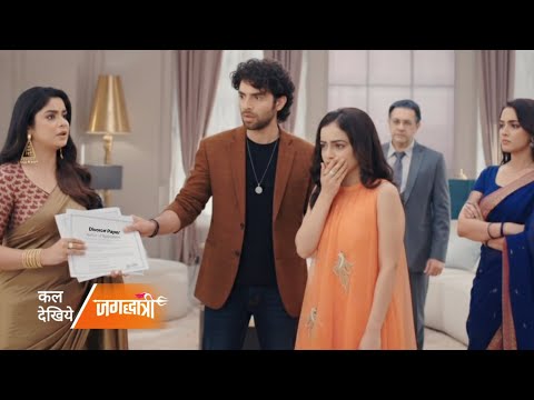 Jagaddhatri||23 Jan||Today Episode||Maya Degi Rudra Ke Hath Me Divorce Paper Tapasya Ko Dene Ke Liye