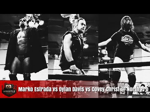 TRIPLE THREAT MATCH: DYLAN DAVIS vs. COVEY CHRIST vs. MARKO ESTRADA – NORTH PRO CANADIAN WRESTLING