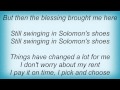 Margaret Becker - Solomon's Shoes Lyrics