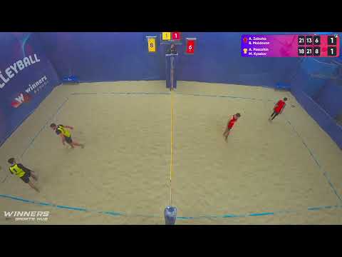 15:45 A. Zabuha / B. Moldovan - A. Pasazhin / M. Kyselov 07.11.2022 | Winners Beach Volleyball