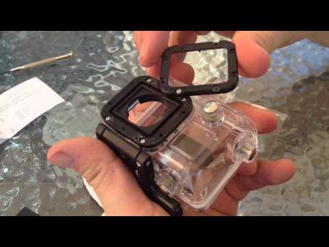 GoPro Hero3  - Lens Replacement Kit - Replacing the Lens of the Waterproof Housing