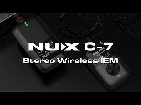 NuX C7-4 5.8GHz Stereo Wireless In-ear Monitor System with four receivers image 20