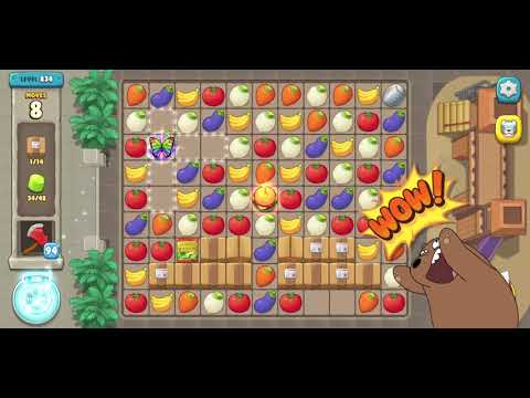 We Bare Bears the Puzzle for Kakao Season2 Level 834 - No Boosters