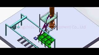 General layout of cupola furnace system without baghouse