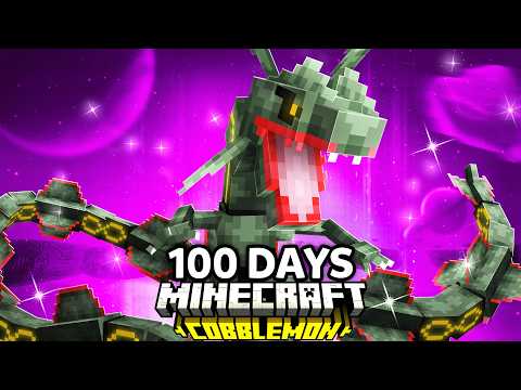 I Spent 100 Days as a SHINY LEGENDARY TRAINER in Pokémon Minecraft Vs my Rival! (Duos Cobblemon)