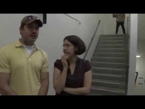 Amazing Stairwell Illusion and The answer - HD