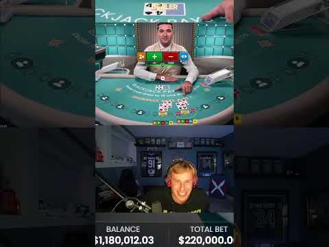1 mil win hand for xposed Part 1 ! #blackjack #casino