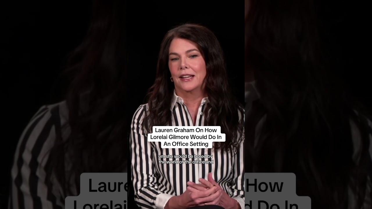 Lauren Graham On How Lorelai Gilmore Would Do In An Office #lorelai #gilmoregirls #laurengraham
