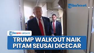 Trump Murka! Walkout seusai Dicecar soal Kecurangan Pemilu hingga Perang Iran Belum Sepakat Damai