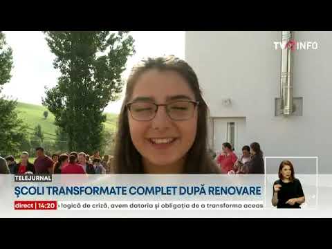 Două școli din comuna Barcani, Covasna, s-au transformat total după renovare