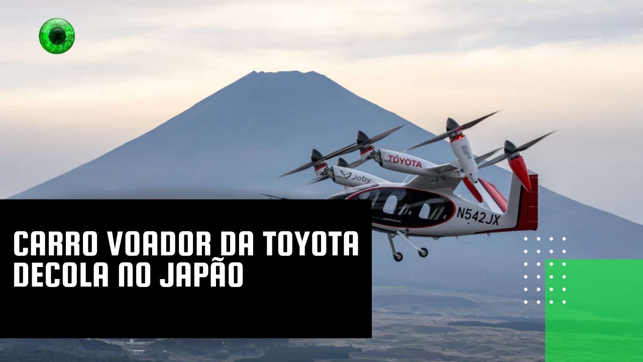 Carro voador da Toyota decola no Japão
