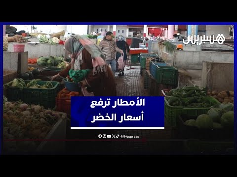 الأمطار ترفع أسعار الخضر 