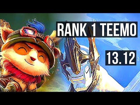 TEEMO vs GALIO (TOP) | Rank 1 Teemo, 8/1/14, Rank 14 | KR Challenger | 13.12