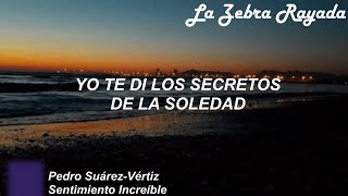 Pedro Suárez-Vértiz - Sentimiento Increíble (Letra)