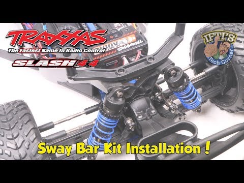 #19 Traxxas Slash 4X4 : 6898 Sway Bar Kit Installation!