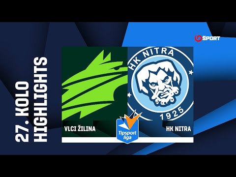 27. kolo: Vlci Žilina - HK Nitra 6:4 (1:2, 2:0, 3:2)