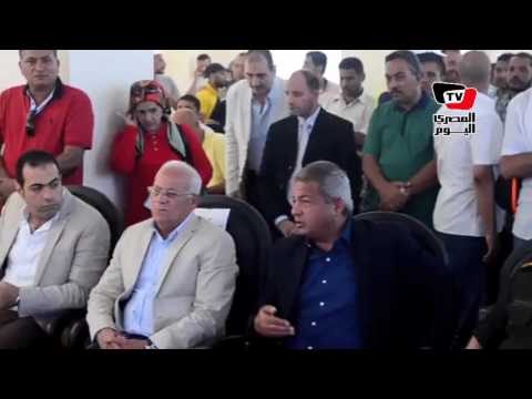 وزير الشباب ومحافظ بورسعيد يتفقدا القرية الأوليمبية والنادي المصري