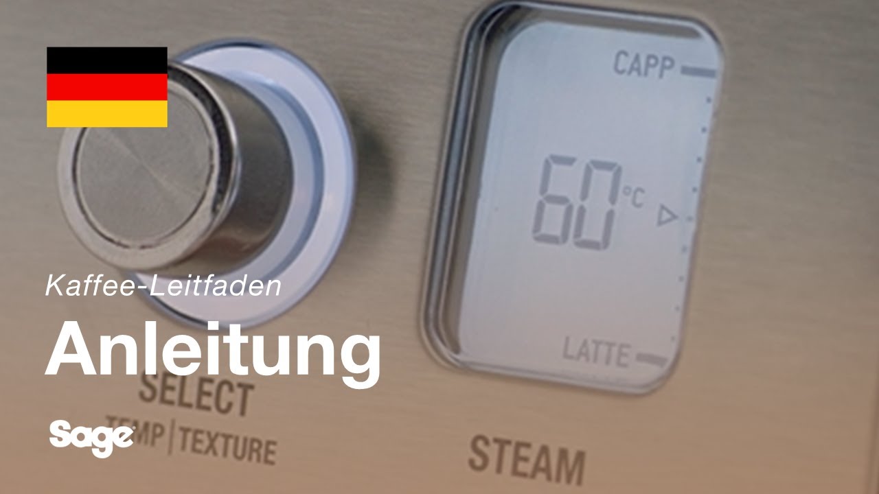 Tutorial für Breville-Kaffee - Anpassen von Milchtemperatur und -textur
