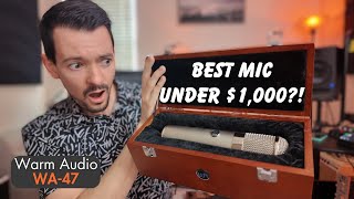 Video thumbnail for BEST Mic UNDER $1,000?! WA-47 Warm Audio Review and Demo by Woodyard Music