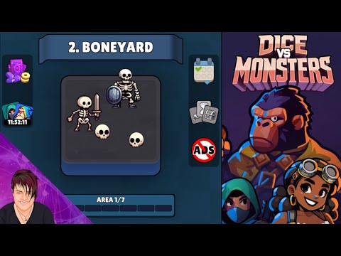 Dice vs Monsters - Boneyard - Area 1 and 2 | Rosie Rayne - YouTube