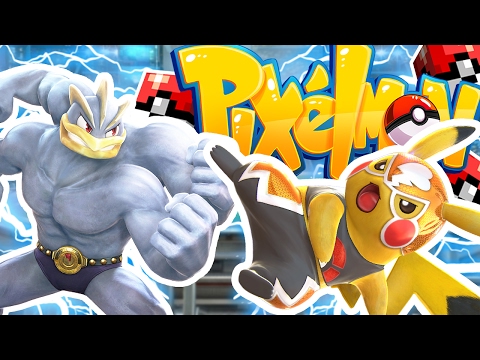 OP HO-OH LEGENDARY Minecraft PIXELMON LUCKY BLOCK STADIUM CHALLENGE - Pokemon Modded Battle Minigame