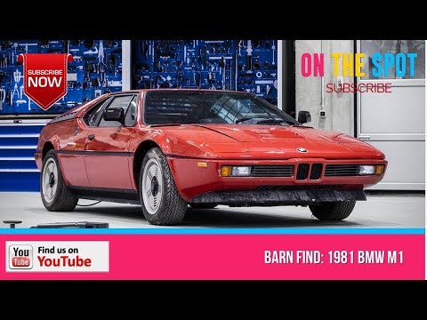 BARN FIND 1981 BMW M1