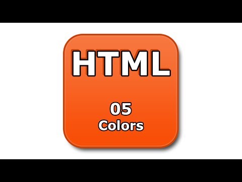 HTMLチュートリアル - 05 - 色 (HTML Tutorial - 05 - Colors)