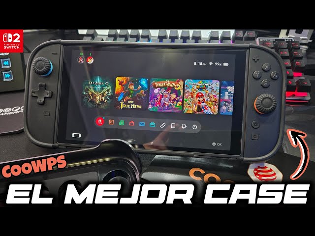 Vídeo relacionado con Lmcpa Kit de Funda Protector Compatible con Nintendo Switch 2 2025,Accesorios Nintendo Switch 2 Incluye Estuche, Protector de Pantalla, Cubierta Protectora Transparente y Agarre para el Pulgar.