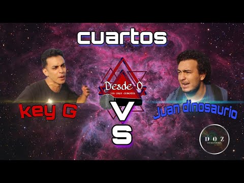 #desde0los5elementos #cuartos key g vs Juan dinosaurio