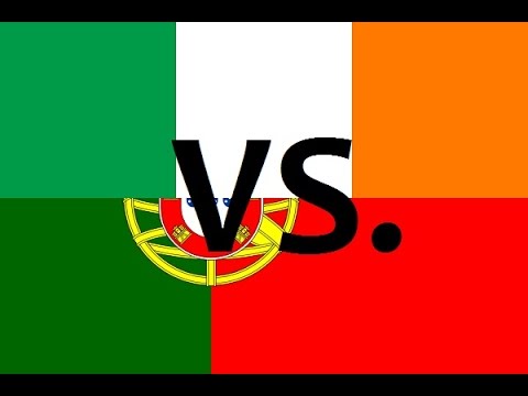 Ireland VS. Portugal 2015 - Country Comparison - Clash of Nations