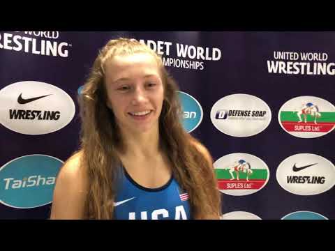 Kylie Welker wins bronze at 2019 Cadet World Championships