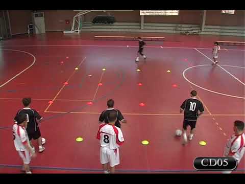 Dvd 036  CD05 – Conduzione della palla con cambi di direzione di 180°