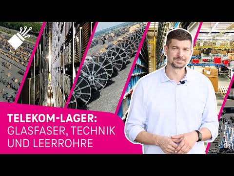 Glasfaser-Lager der Telekom: Einblick in "geheime" Hallen